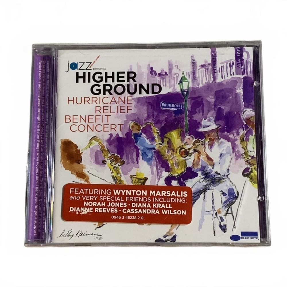Higher Ground Hurricane Relief Benefit Concert CD Wynton Marsalis NEW
